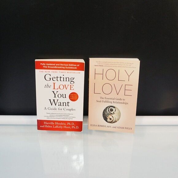 2 Books Getting the Love You Want A Guide for Couples & Holy Love - Picture 1 of 9